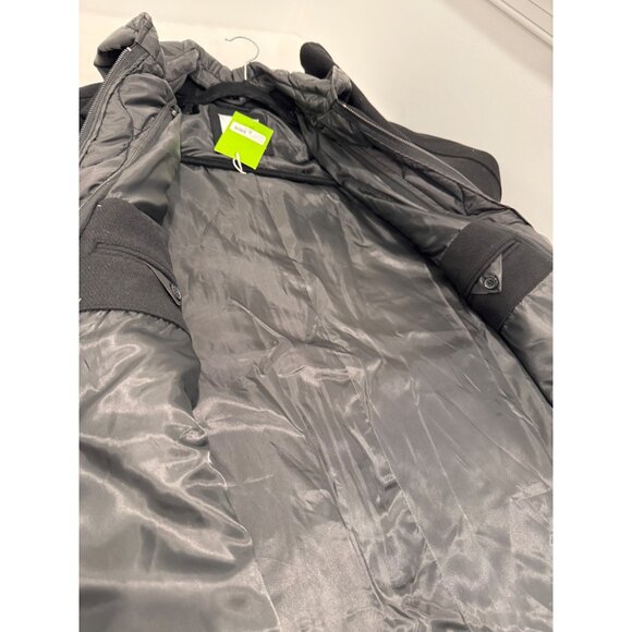 New Sam Edelman Men's Size XL Single Breasted Wool Blend Hooded Coat *Defect* - Picture 11 of 16